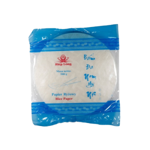 Przejdź do produktu Papier ryżowy Premium 500g Hiep Long do sajgonek biały ciasto placki