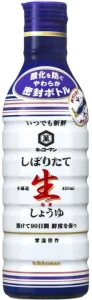Przejdź do produktu Kikkoman świeży niepasteryzowany japoński sos sojowy NAMA-SHOYU 450ml