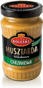 Przejdź do produktu Roleski Musztarda chrzanowa 175 g