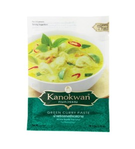Przejdź do produktu Kanokwan pasta curry przyprawa sos tajska indyjska zielona 50g łagodna