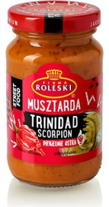 Przejdź do produktu Roleski Musztarda Trinidad Scorpion 210g