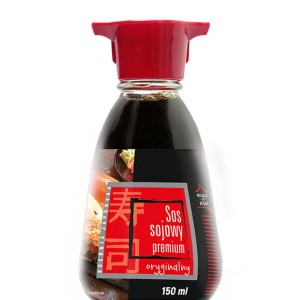 Przejdź do produktu Sos sojowy Premium 150ml do sushi azjatycki azjatyckie japoński
