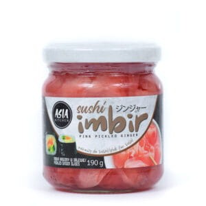 Przejdź do produktu Imbir marynowany Do Sushi Różowy 190g NOBI japońskie przyprawa azjatyckie