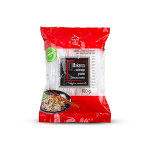 Przejdź do produktu Bezglutenowy makaron z zielonego groszku 100 g