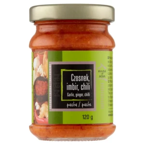Przejdź do produktu Pasta z czosnku, imbiru i chili 120g