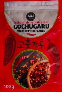 Przejdź do produktu Papryka Gochugaru 100g płatki chilli do kimchi koreańska przyprawa azjatycka