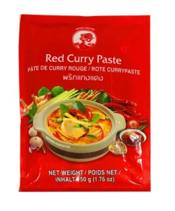 Przejdź do produktu Cock pasta curry przyprawa sos tajska indyjska czerwona 50g ostra ostre