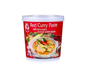 Przejdź do produktu COCK pasta curry przyprawa sos tajska indyjska czerwona 400g ostra ostre