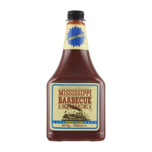 Przejdź do produktu Sos BBQ Mississippi słodko-łagodny 1814g