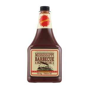 Przejdź do produktu Sos BBQ Mississippi słodko-pikantny 1814g