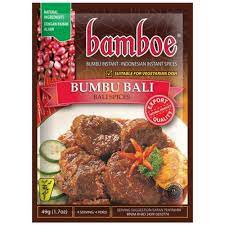 Przejdź do produktu BAMBOE sos Bumbu Bali indonezyjska pasta do balijskiego kurczaka 49g