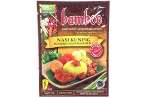 Przejdź do produktu BAMBOE sos Nasi Kuning indonezyjski pachnący żółty ryż 40g
