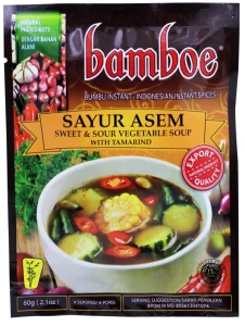 Przejdź do produktu BAMBOE sos słodko-kwaśna indonezyjska zupa Sayur Asem Sweet-Sour Soup 60g