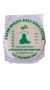 Przejdź do produktu LUCKY BABY Spring Roll papier ryżowy 400g do sajgonek biały ciasto placki