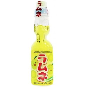 Przejdź do produktu HATA Japońska oranżda lemoniada Ramune zielone jabłko 200 ml