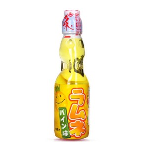 Przejdź do produktu HATA Japońska oranżda lemoniada Ramune ananas 200 ml