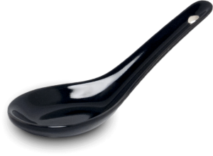 Przejdź do produktu Łyżeczka ceramiczna czarna do zupy ramen japońska łyżka łyżki azjatycka