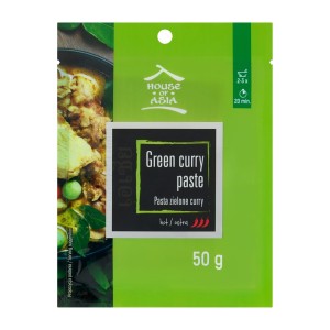 Przejdź do produktu House of Asia pasta curry przyprawa sos tajska indyjska Zielona 50g łagodna