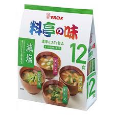Przejdź do produktu Marukome RYOTEI NO AJI INSTANT MISO SOUP LESS SALT bulion japońśki japońska