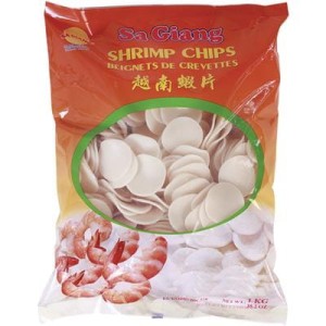 Przejdź do produktu SA GIANG Krakersy krewetkowe do smażenia 1kg 1000g azjatyckie krewetki