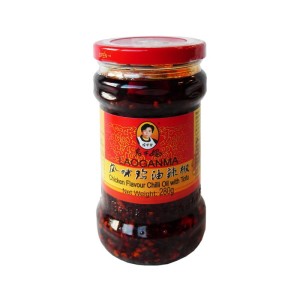 Przejdź do produktu LGM Chilli w oleju o smaku kurczaka 280g przyprawa chińska azjatycka shu