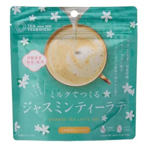 Przejdź do produktu TSUBOICHI Jasmine Tea Latte 80g zestaw do mlecznej herbaty japońskiej
