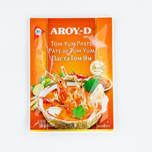 Przejdź do produktu Tom Yum Paste AROY-D 50g tajska pasta do zupy i dań orientalnych