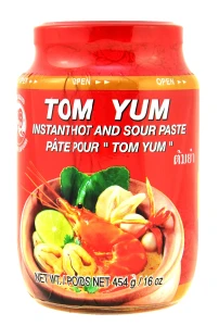 Przejdź do produktu COCK Pasta Tom Yum 454g tajska przyprawa hot & sour do zup dań orientalnych