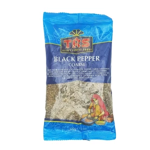Przejdź do produktu TRS Black Pepper Coarse 100g pieprz czarny grubo mielony kuchnia indyjska