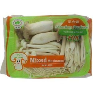 Przejdź do produktu MaoXiong mix mieszanka grzybów 400g świeże grzyby enoki shimeji king oyster