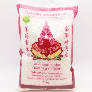 Przejdź do produktu ROYAL THAI RICE Ryż Jaśminowy Łamany Tajski 1kg do curry gulasz risotto