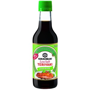 Przejdź do produktu KIKKOMAN sos teriyaki mniej soli marynata 250ml kurczaka wołowiny mięsa