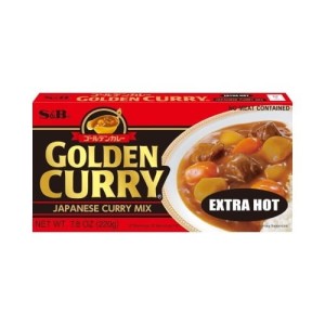 Przejdź do produktu S&B GOLDEN CURRY Japońskie Curry Bardzo Ostre 220g shu kare raisu tonkatsu