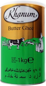 Przejdź do produktu Khanum masło ghee klarowane kuchnia indyjska 1kg curry dalu biryani