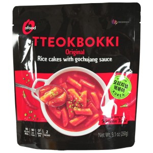 Przejdź do produktu O'FOOD Topokki tteokbokki z sosem gochujang 260g Gluten Free Instant
