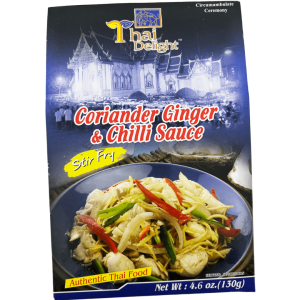 Przejdź do produktu THAI DELIGHT Tajski sos Kolendra Imbir i sos chilli 130g