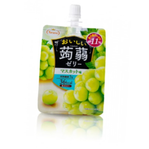 Przejdź do produktu Tarami Oishii Konjac Jelly Muscat Galaretka Konjac Winogrono Japonia 150g