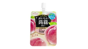 Przejdź do produktu Tarami Oishii Konjac Jelly Peach Galaretka Konjac Brzoskwinia Japonia 150g