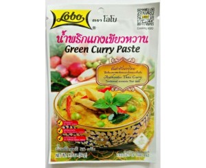 Przejdź do produktu Lobo Green Curry 50g Tajska Zielona Pasta Przyprawowa do Curry z Kurczakiem