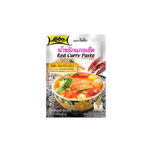 Przejdź do produktu Lobo Red Curry 50g Tajska Czerwona Pasta Przyprawowa do Curry z Kurczakiem