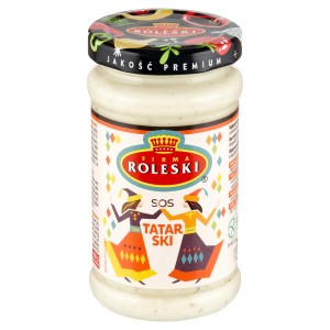 Przejdź do produktu Roleski Sos Tatarski 240 ml do kanapek jajek ryb mięsa frytek burgerów dip
