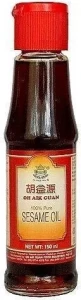 Przejdź do produktu OH AIK GUAN Olej sezamowy prażony 150ml do woka sushi ramen curry stir-fry