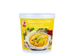 Przejdź do produktu COCK pasta curry przyprawa sos tajska indyjska żółta 400g ostra ostre